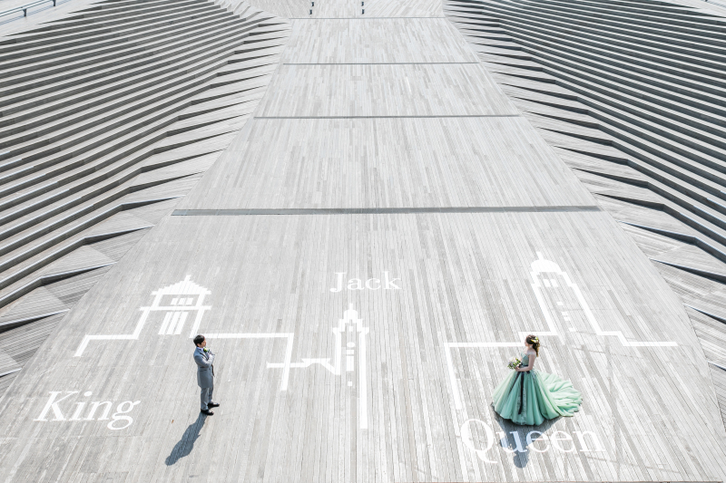 大人気のスポットで！