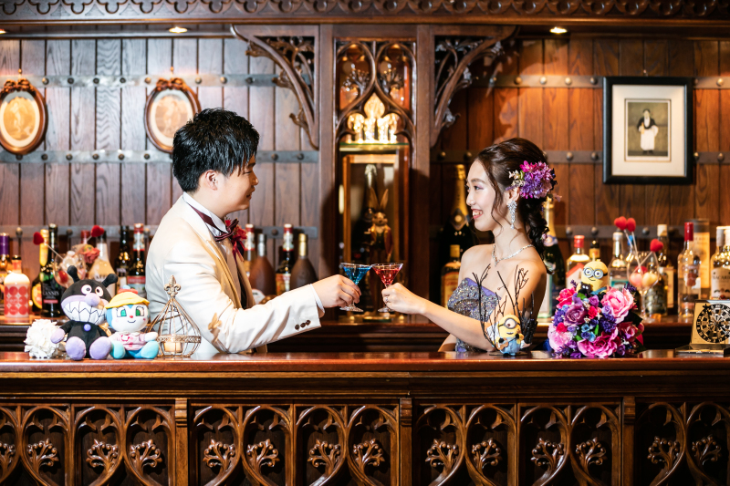 ワイン蔵をイメージしたスタジオでの撮影