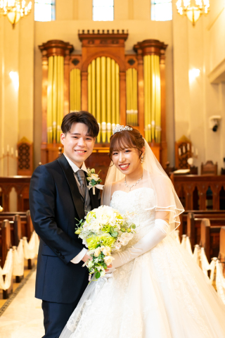 大聖堂チャペルで挙式！