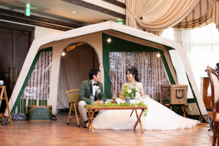高砂テント!?大好きが詰まった結婚式