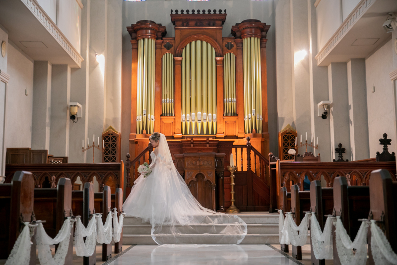 新婦さまのソロショットもおすすめです♪