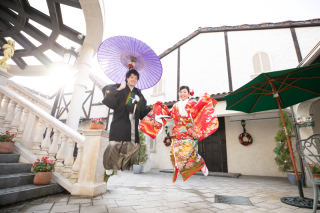 和装での撮影も人気です♪