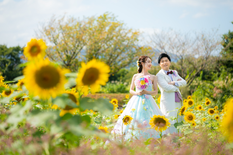 カラードレスへお色直し!