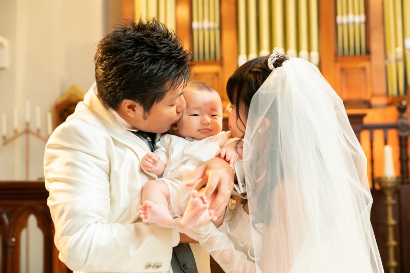 誓いのキスはお子様に☆