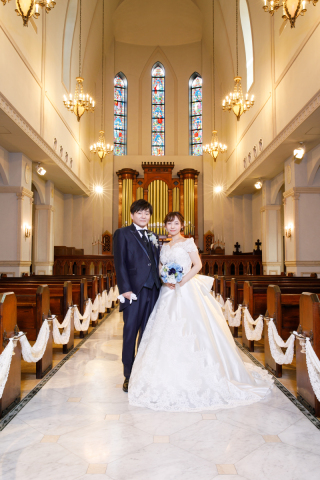 6切サイズフォーマル写真<新郎新婦>