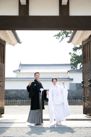 フォトウェディングLucia茅ヶ崎店_小田原城にて和装撮影&hellip;＊・。✧