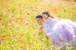 フォトウェディングLucia茅ヶ崎店_春を感じる♪新緑フォト