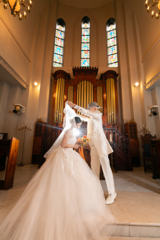フォトウェディングLucia茅ヶ崎店_大聖堂チャペルフォト