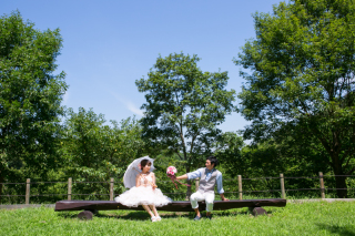 フォトウェディングLucia茅ヶ崎店_春を感じる♪新緑フォト