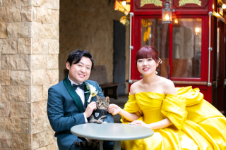 フォトウェディングLucia茅ヶ崎店_ヨーロピアンな中庭フォトプラン