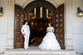 フォトウェディングLucia茅ヶ崎店_大聖堂チャペルフォト