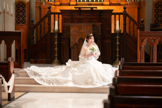 フォトウェディングLucia茅ヶ崎店_大聖堂チャペルフォト