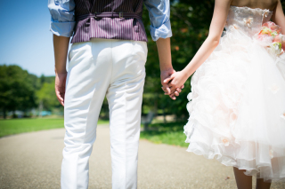 フォトウェディングLucia茅ヶ崎店_春を感じる♪新緑フォト