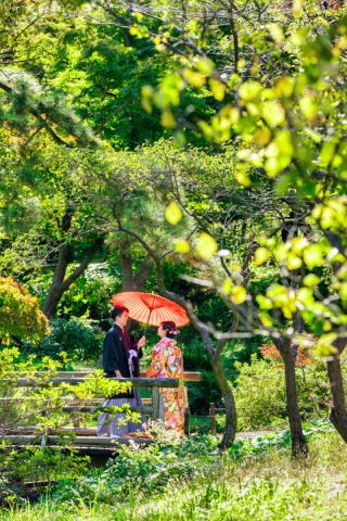 フォトウェディングLucia茅ヶ崎店_春を感じる♪新緑フォト