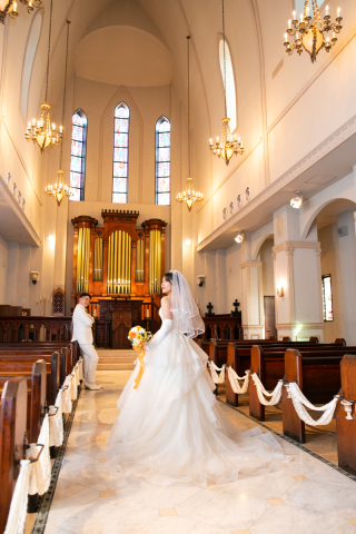 フォトウェディングLucia茅ヶ崎店_大聖堂チャペルフォト