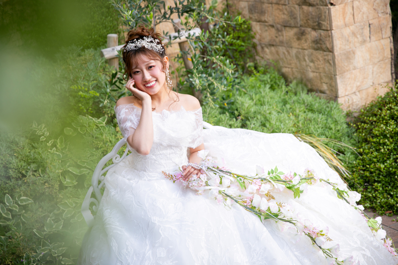 【花嫁姿で美しい瞬間を！】結婚式場でソロウエディングプラン