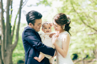 新緑の中で。フォトウエディング