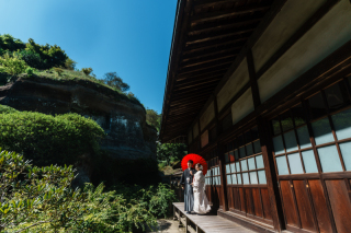 和装に映える歴史建造物と。