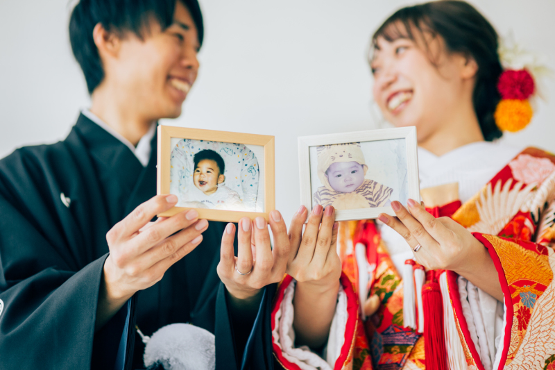 2人の歴史を感じる1枚。