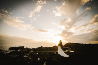 【雨上がりの城ヶ島】広大なロケーションでプロポーズ写真を。