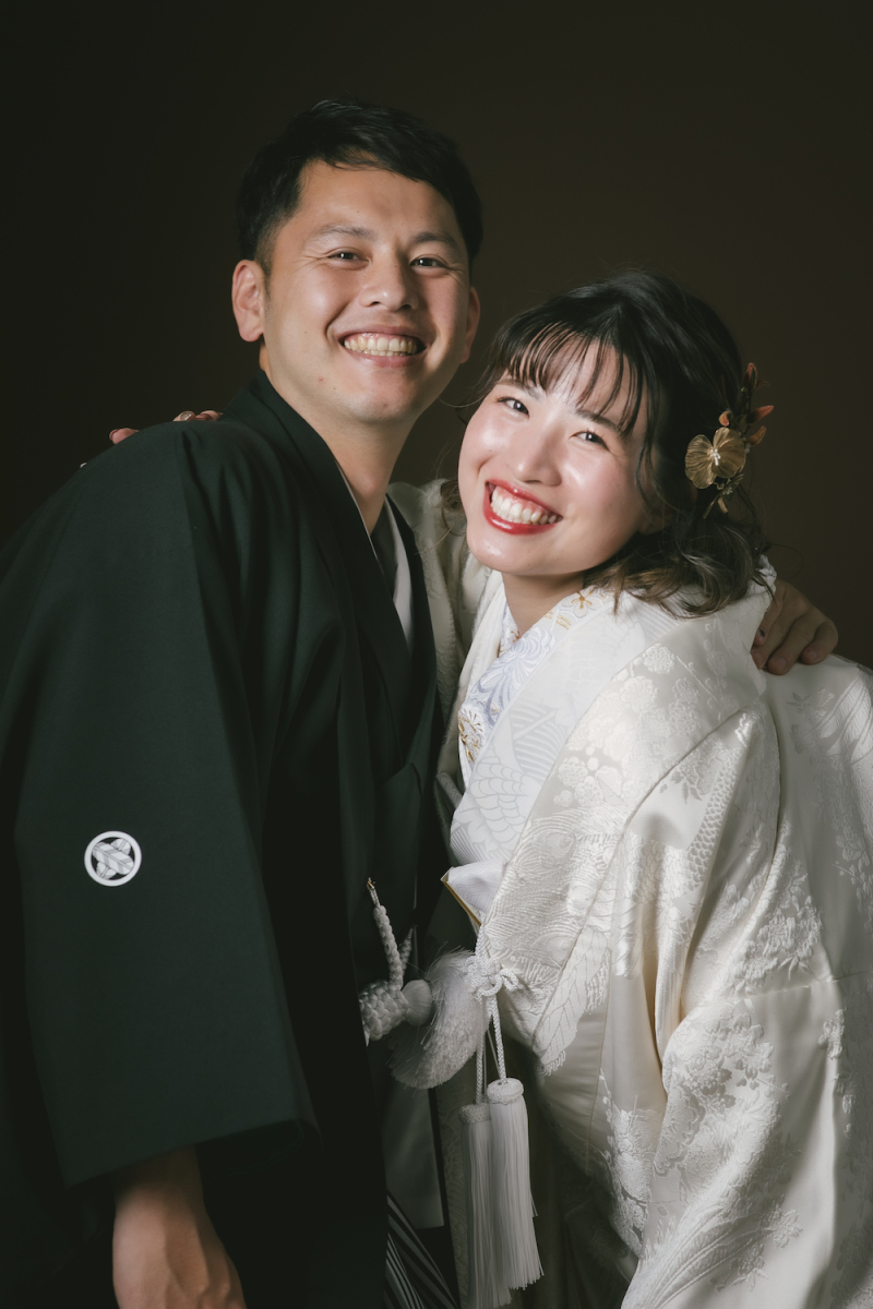 近づいて満面の笑みで！