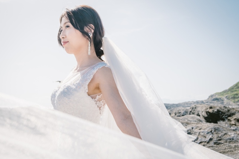 ベールで風を感じて