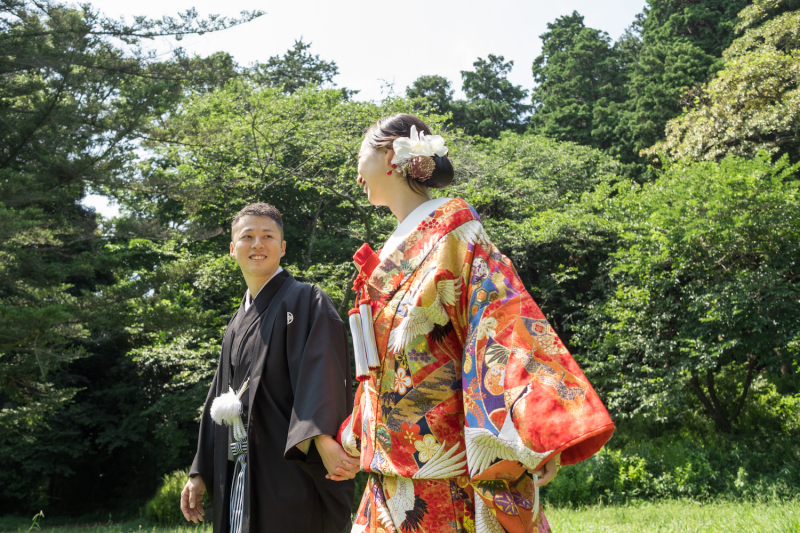 お散歩しながら