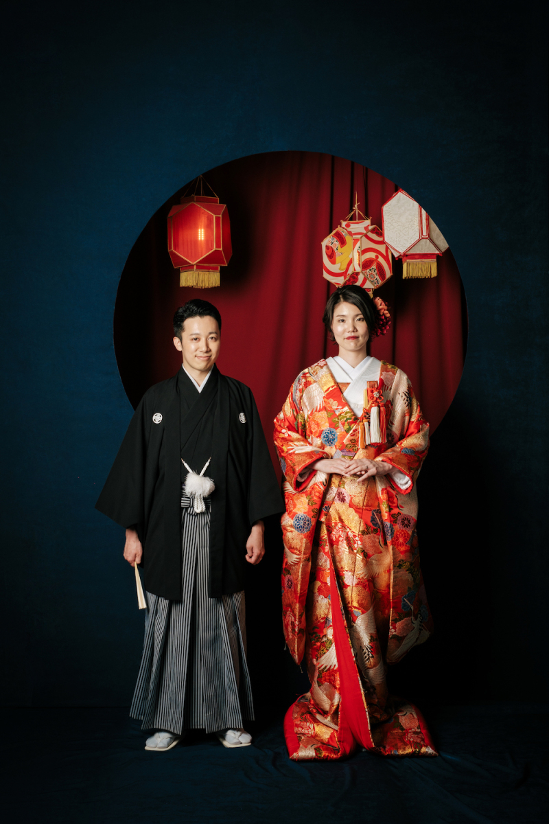 「日」のセットで雰囲気を変えて