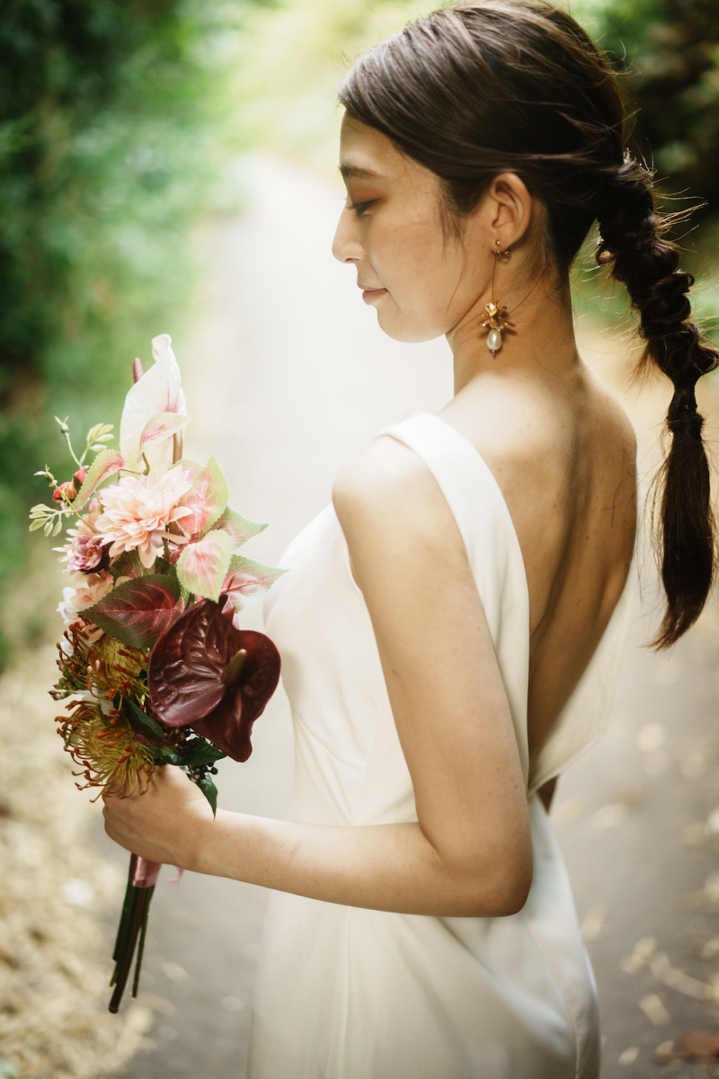 ご新婦さまの横姿