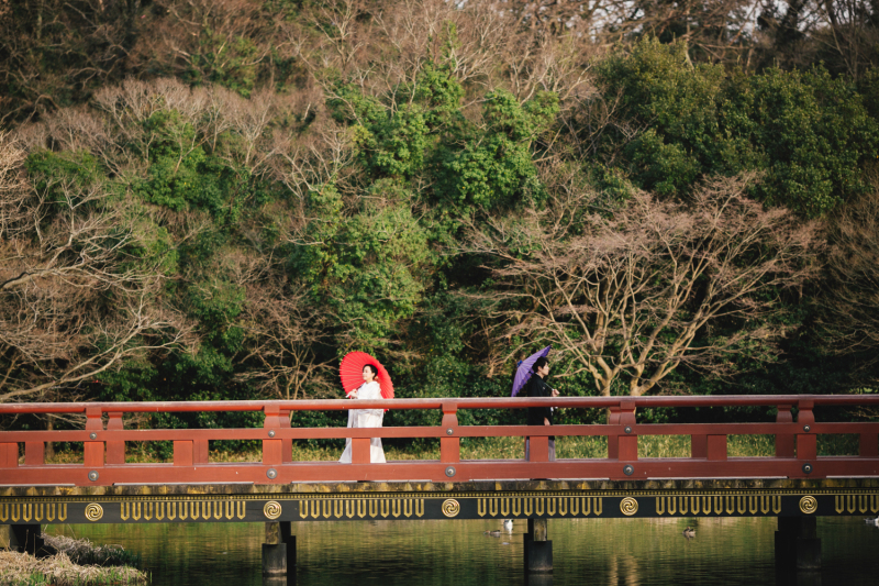 朱色の大橋