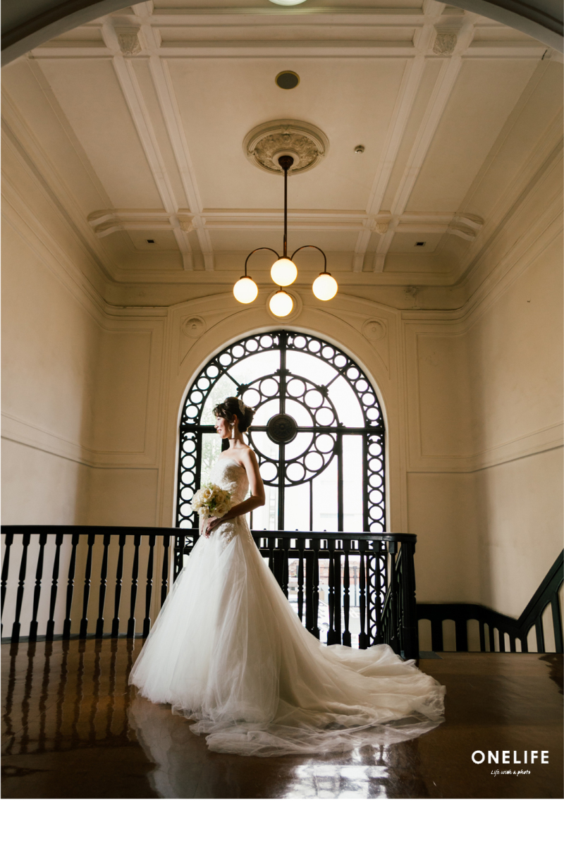 階段上のスペースで