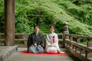 お寺でのんびりふたり時間♪和装ロケーションフォト【ONELIFE】