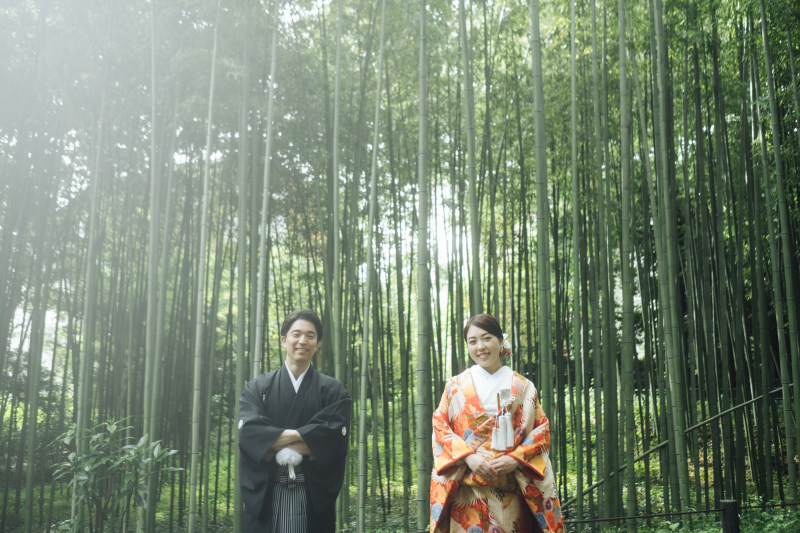 和装と竹