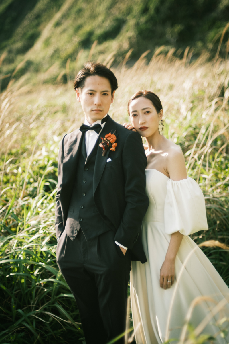 自然の中でクールな雰囲気