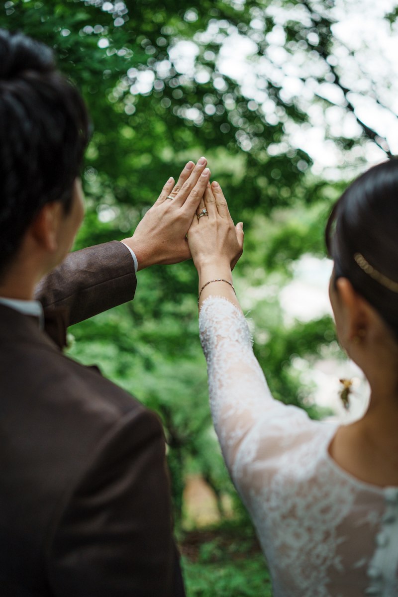 おふたりの手元も忘れずに