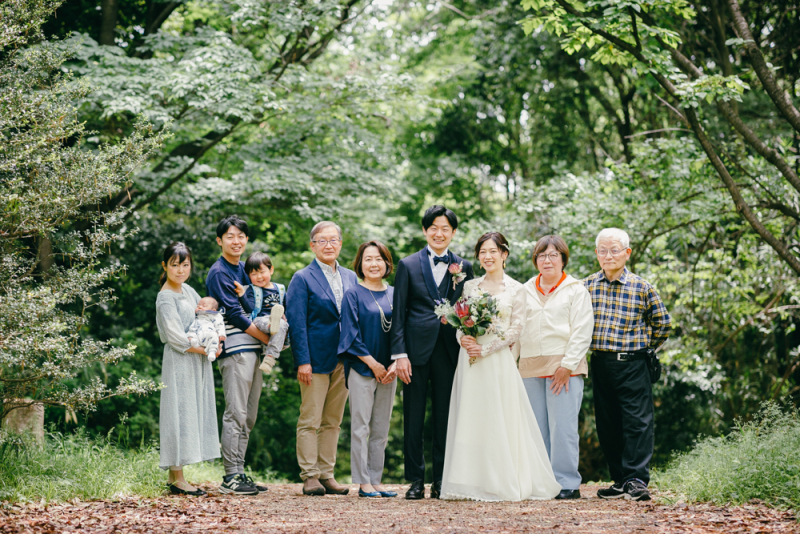 家族での写真も!