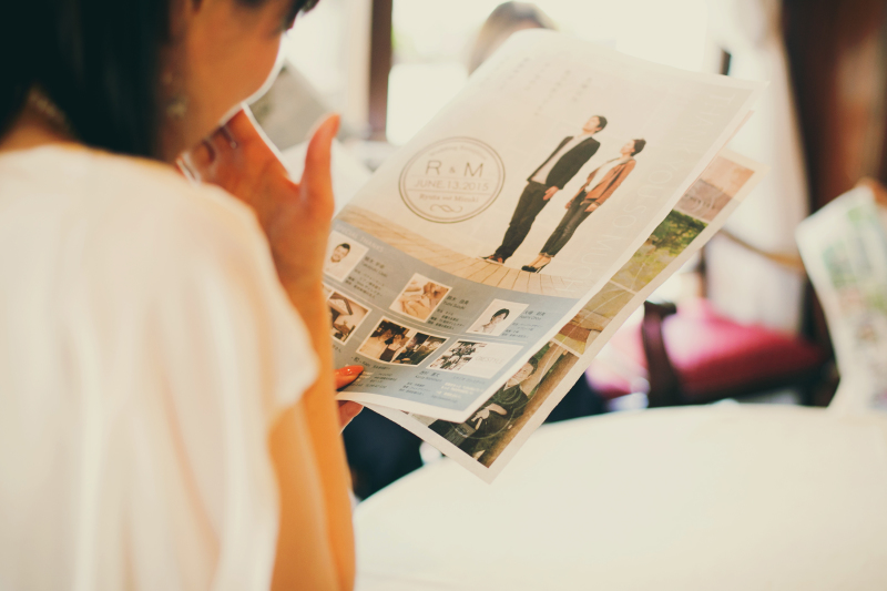 撮った写真は結婚式当日にどんどん活用してみよう！