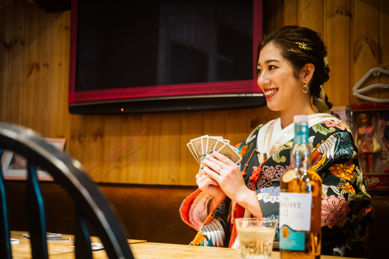 お酒とトランプと。