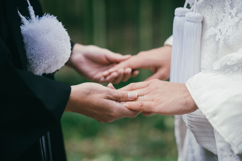 手元をアップで