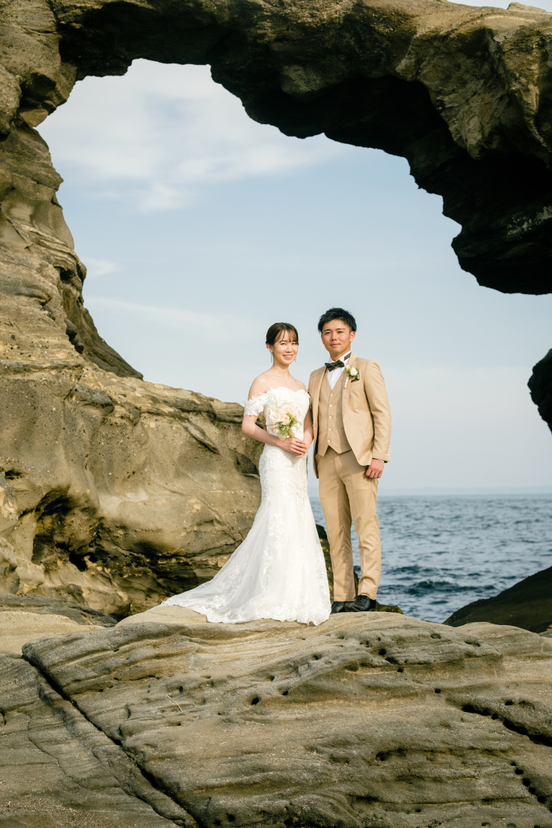 おふたりで横に並んで