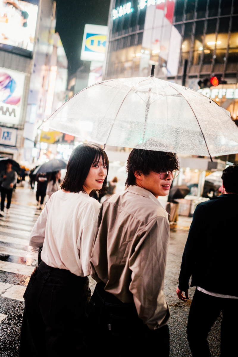 雨も悪くない。