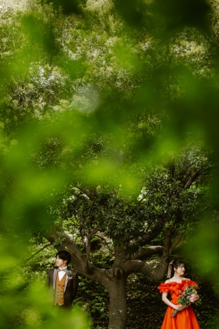 こだわりのドレスと小物でおしゃれな前撮り【ONELIFE】