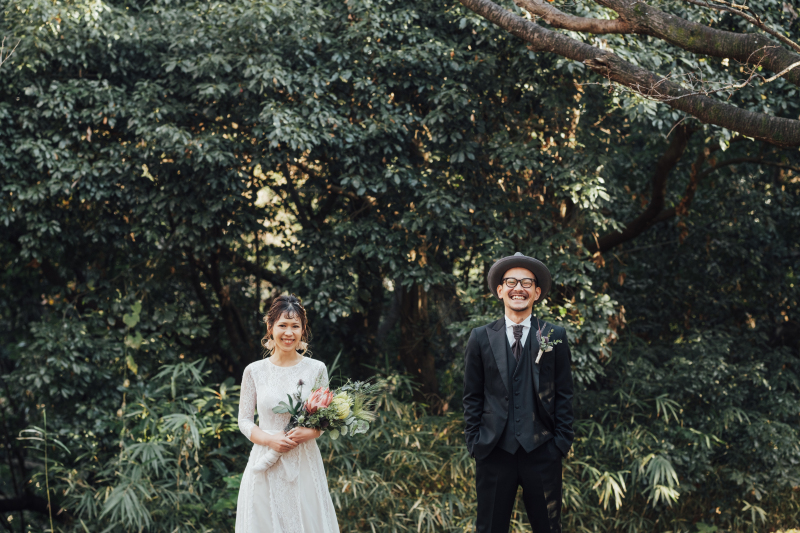 くしゃっと笑顔！