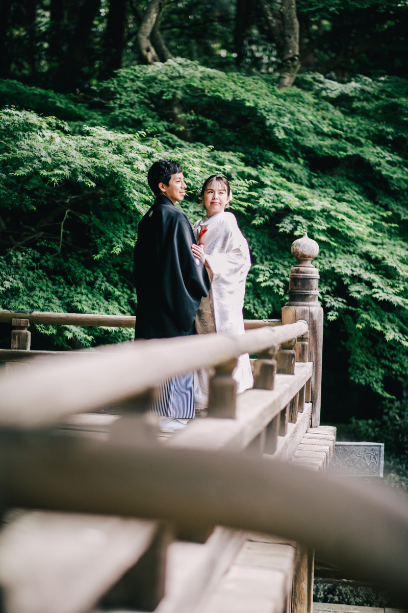 和装らしい、シックな写真。