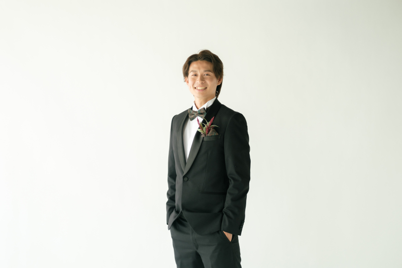 お揃いの色合い