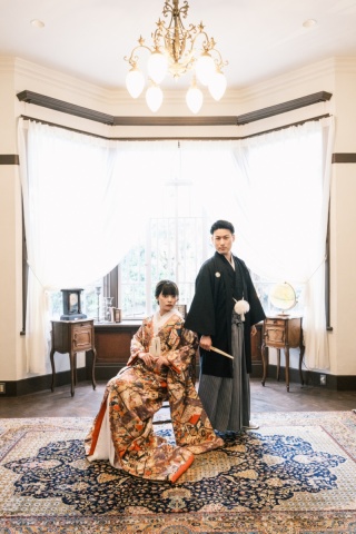 葉山の邸宅で和装ロケーション撮影【ONELIFE】