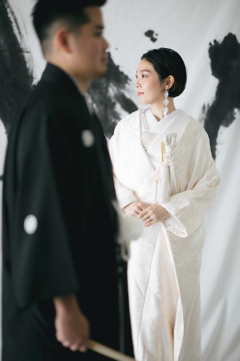 白無垢が映える【 山 ZAN 】ブースで。