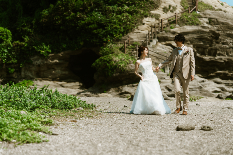 会話をしながらお散歩ショット