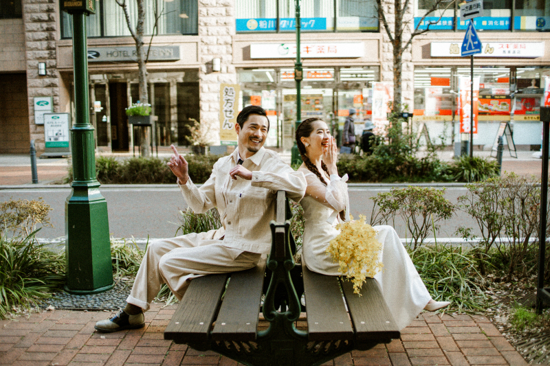 散策しながら。