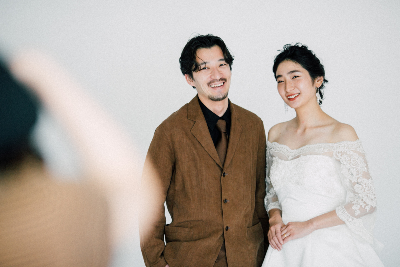 自然光がたっぷり入る『スタジオ』で前撮り撮影?